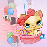 The thumbnail for the game "Kitty Candies" which is no longer playable.